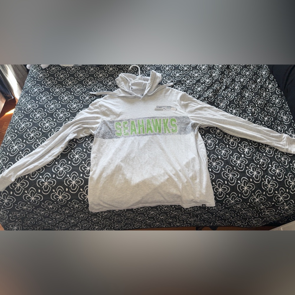 47 Seahawks Light Gray Hoodie